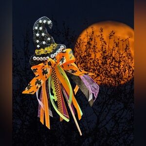 Hocus Pocus Witch Halloween Wand Costume Accessory Boo Basket Gift Girls Womens